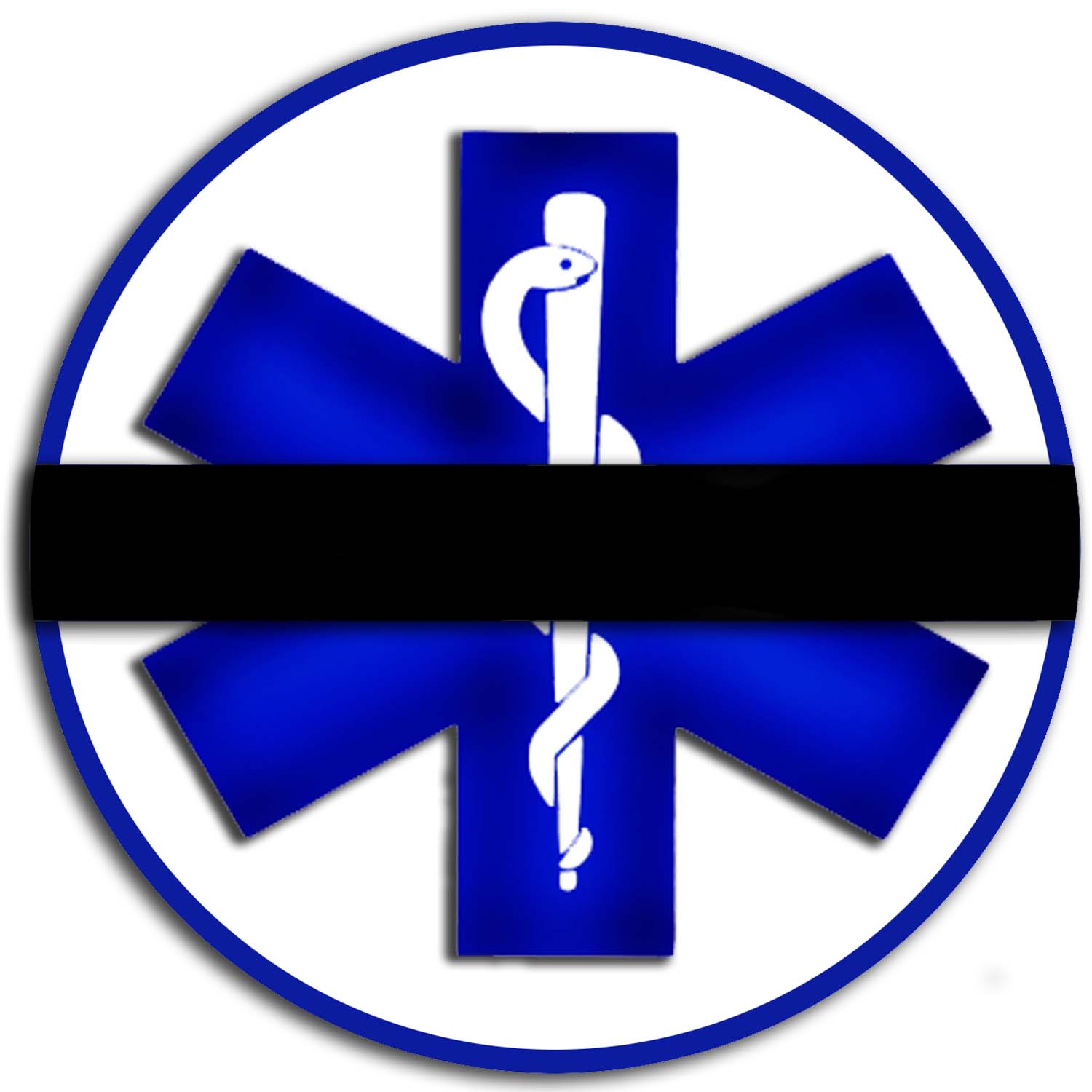 Star of Life in mourning